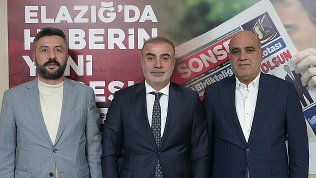 Elazığ Belediyesi Basın Yayın ve Halkla İlişkiler Müdürü Murat Ergen'den Gazetemize 'Hayırlı Olsun' Ziyareti