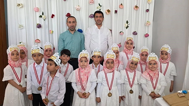 Elazığ'da Miniklerin Kur'an Kursu Eğitimi Sona Erdi