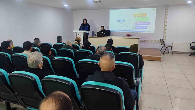 Elazığ'da Afetlere Karşı Farkındalık Eğitimi Verildi