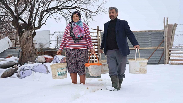 Elazığ'da Hayvancılıkta Kış Mücadelesi