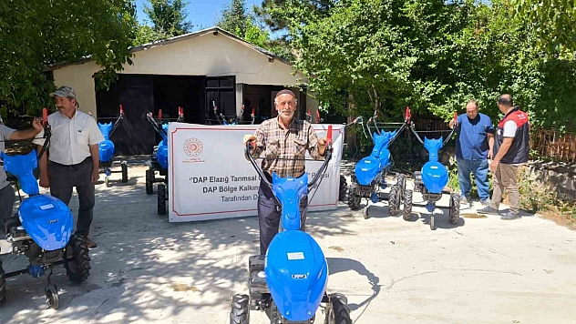 Elazığlı Çiftçilere Çapa Makinesi Desteği