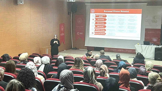 Elazığ'da Kadına Yönelik Şiddetle Mücadele Kapsamında Eğitim