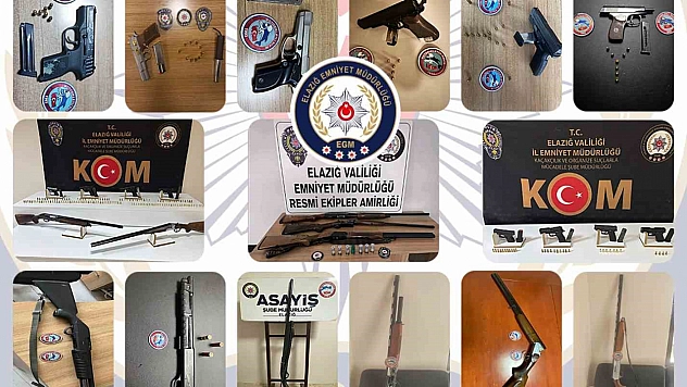 Elazığ'da Kesinleşmiş Cezası Olan 115 Kişi Yakalandı