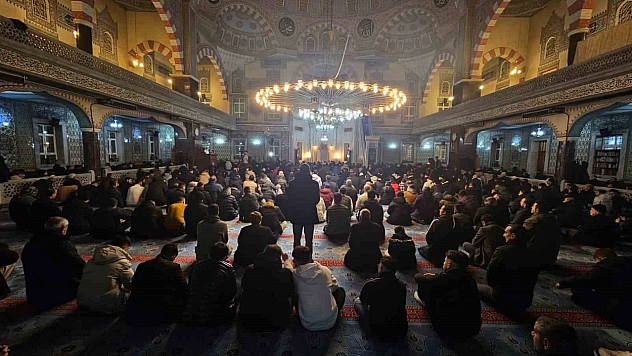 Elazığ'da Miraç Kandili Dualarla İdrak Edildi