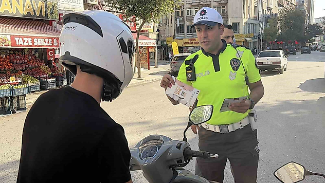 Elazığ'da Motosikletçilere Sıkı Denetim