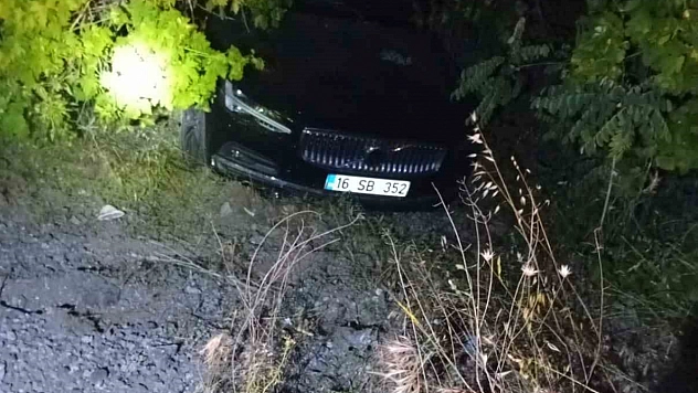 Şarampole Uçan Otomobilde 1 Kişi Yaralandı