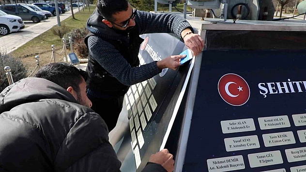 Elazığ'da Şehitler Anıtı Yenilendi