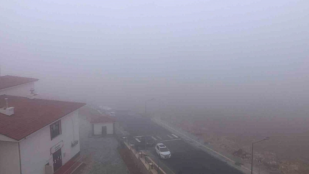 Elazığ'da Yoğun Sis Etkili Oldu.