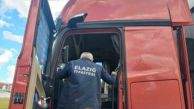 Elazığ'da Tır Şoförü Aracının İçinde Ölü Bulundu