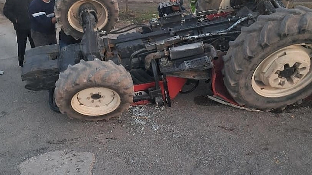 Elazığ'da trafik kazası meydana geldi: 1 kişi ağır yaralandı.