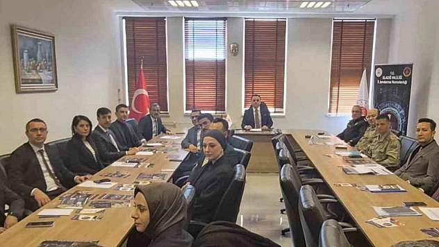 Elazığ'da Uyuşturucu ve Yasa Dışı Bahisle Mücadele Toplantısı
