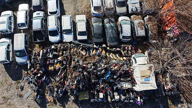 500 milyon TL değerindeki araçlar çürümeye terk edildi.