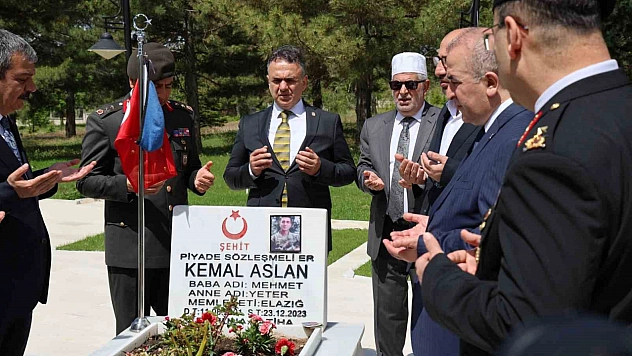 Elazığ Protokolü Bayram Öncesi Şehitlikleri Ziyaret Etti