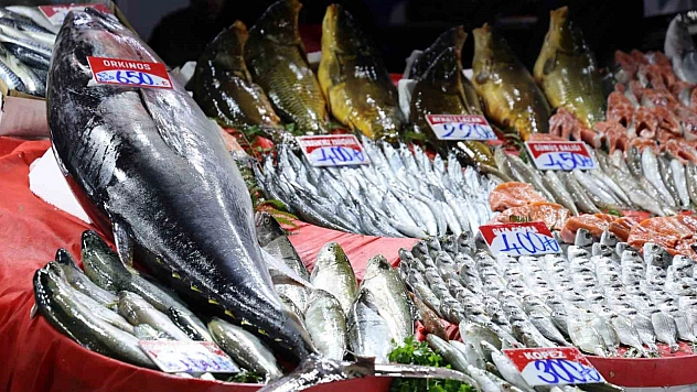 Elazığ Kapalı Çarşı'da Dev Orkinos İlgi Odağı Oldu