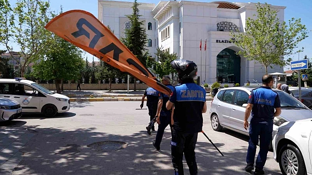 Elazığ'da Kaldırımlara Yönelik Denetimler Sıklaştırıldı