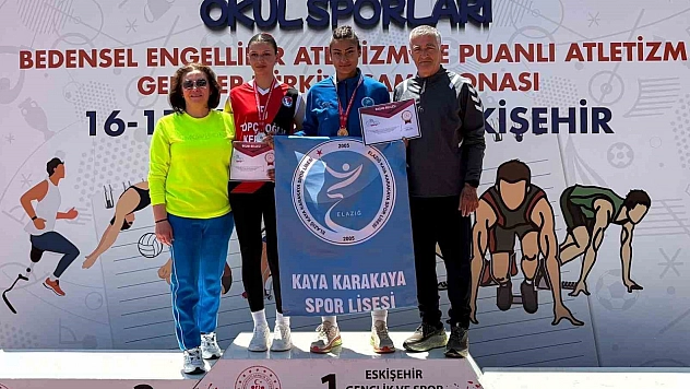 Elazığlı Atletler Türkiye Dereceleriyle Gururlandırdı