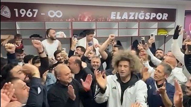 Elazığspor'da Davul Klarnetli Kutlama
