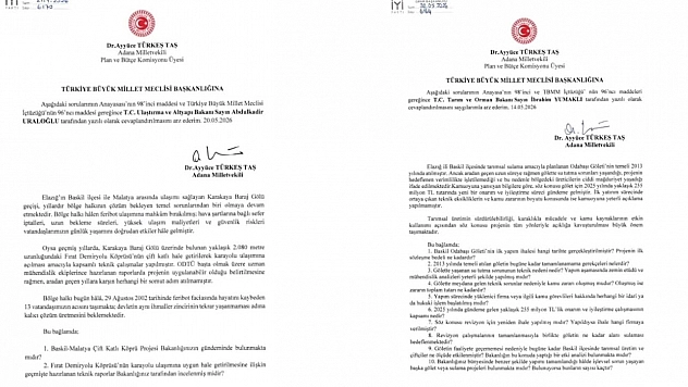 İYİ Parti Milletvekili Ayyüce Türkeş Taş, Baskil-Malatya Ulaşım Sorununu TBMM Gündemine Taşıdı