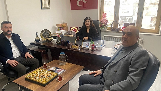 MHP Elazığ Kadın Kolları Başkanı Tuncer'e Nezaket Ziyareti