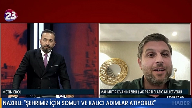Nazırlı: 'Şehrimiz İçin Somut ve Kalıcı Adımlar Atıyoruz.'