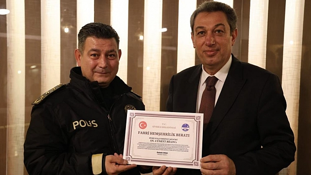 Sivrice Emniyet Müdürü Bilen Onurlandırıldı