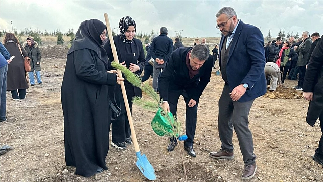 Türk Dünyası Hatıra Ormanı'na Elazığ Fidanı