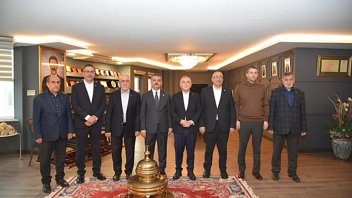 Vali Hatipoğlu Ve Milletvekillerinden Borsa Başkanı Dumandağ'a Ziyaret