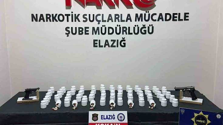 Elazığ’da Uyuşturucu Operasyonu: 802 Gram Kokain, 1 Tutuklama