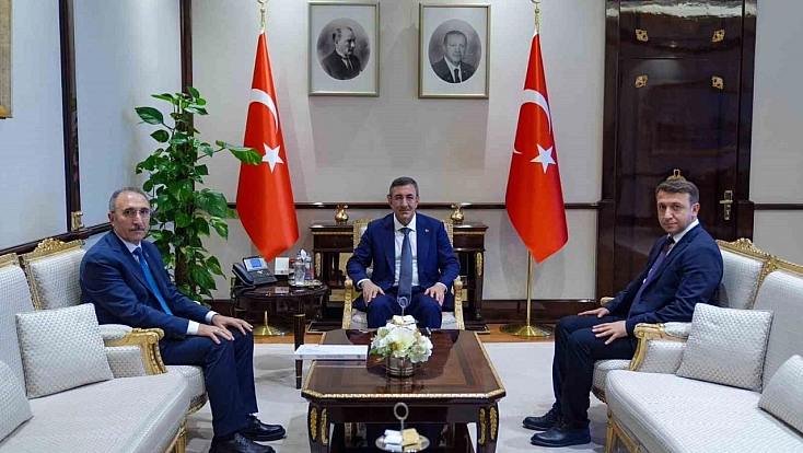 FÜ Rektörü Göktaş’tan Cumhurbaşkanı Yardımcısı Yılmaz’a Ziyaret