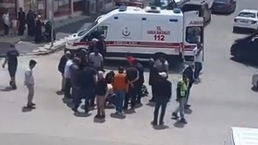 Elazığ'da Motosiklet Sürücüsü Yaralandı