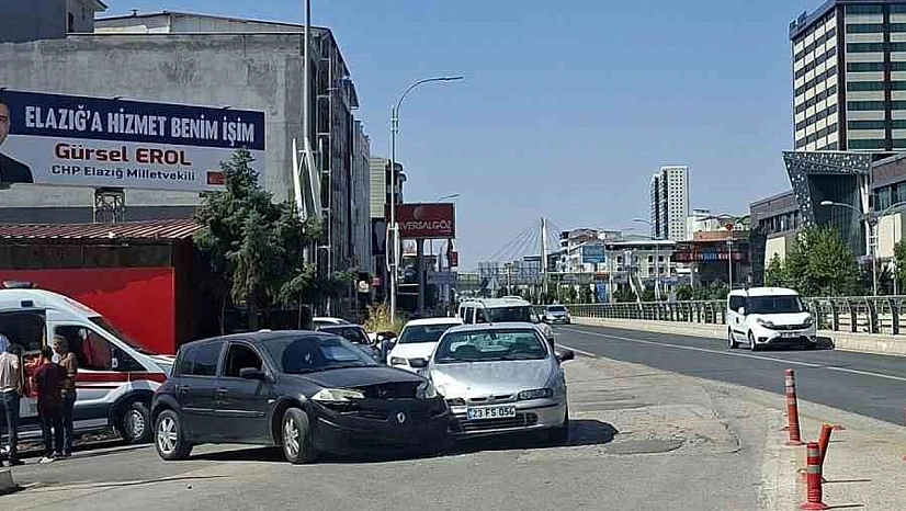 Elazığ'da Korkutan Kaza: 1 Yaralı