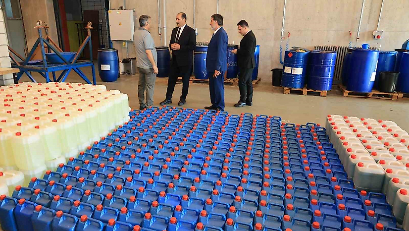 Gazi MTAL'den Büyük Üretim: Günde 10 Ton Temizlik Malzemesi