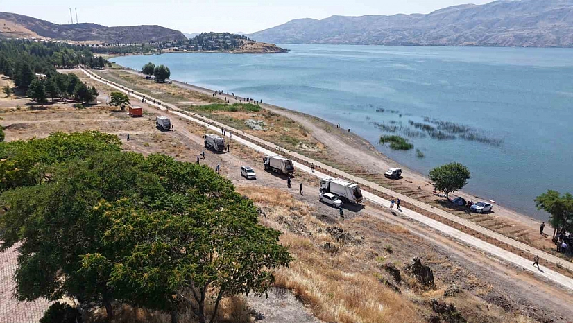 Elazığ'da Hazar Gölü İçin Temizlik Seferberliği