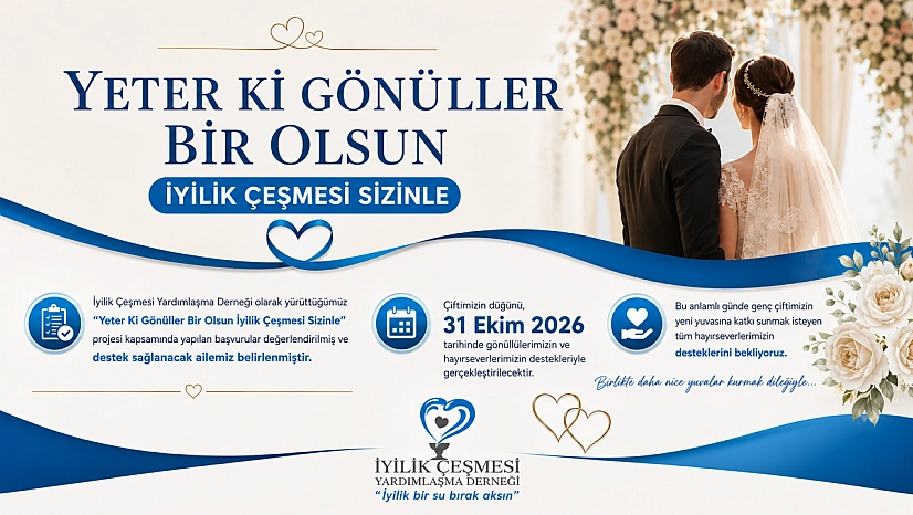 İyilik Çeşmesi'nden Anlamlı Proje: Evlilik Yolundaki Gençlere Umut Oldular