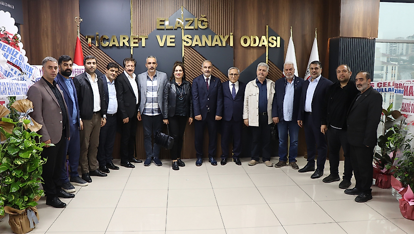 OSB Başkanı Öztürk ve Yönetim Kurulundan Başkan Alan'a Hayırlı Olsun Ziyareti