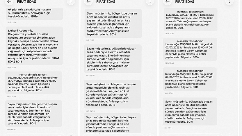 Ataşehir Mahallesinde Elektrik Çilesi