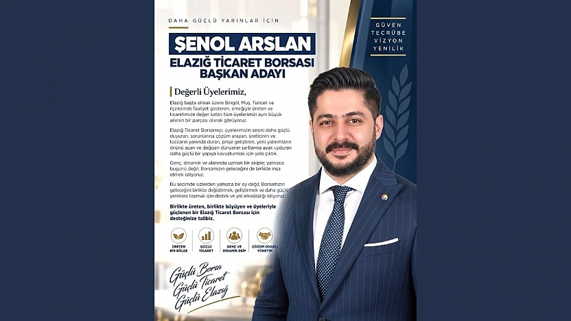 Başkan Adayı Şenol Arslan: 'Borsamızın Geleceğini Birlikte İnşa Etmek İstiyoruz'