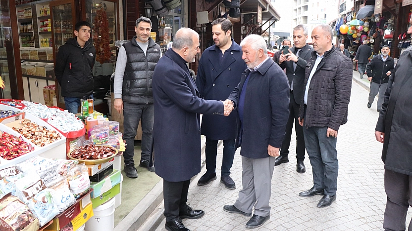 Başkan Alan'dan Bayram Öncesi Esnaf Ziyareti
