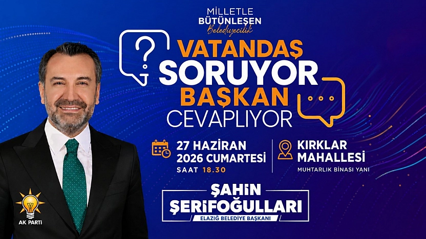 Başkan Şerifoğulları, Kırklar Mahallesi'nde Vatandaşlarla Bir Araya Gelecek