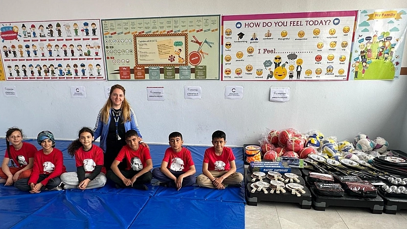 Çimentaş'tan Elazığ'daki Okullara Destek Devam Ediyor