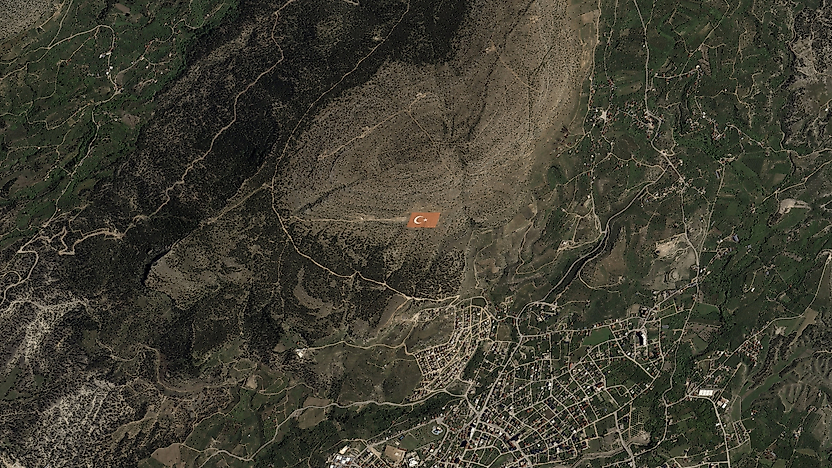 Cumhuriyetin 103. Yılında Elazığ Harput Uzaydan Görüntülendi