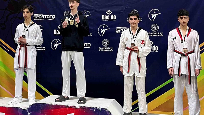 Taekwondoda Deniz Çınar Doğan Türkiye 3'üncüsü Oldu