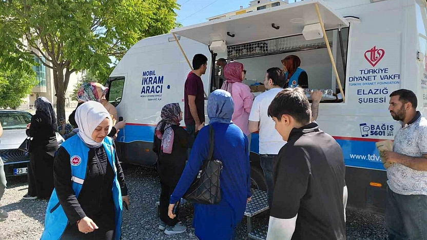 Türkiye Diyanet Vakfı'den Elazığ'a Mobil Hizmet Desteği