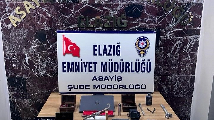 Elazığ'da Milyonluk Hırsızlık Operasyonunda 4 Tutuklama