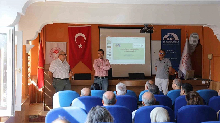 Elazığ'da Üreticilere Akıllı Tarım Eğitimi Verildi
