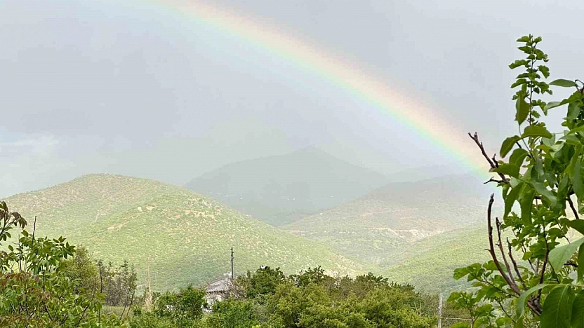 Elazığ Semalarında Gökkuşağı Manzarası Hayran Bıraktı