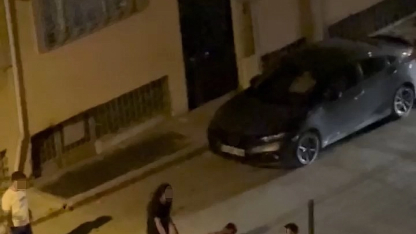 Elazığ'da Sokak Ortasında Kavga