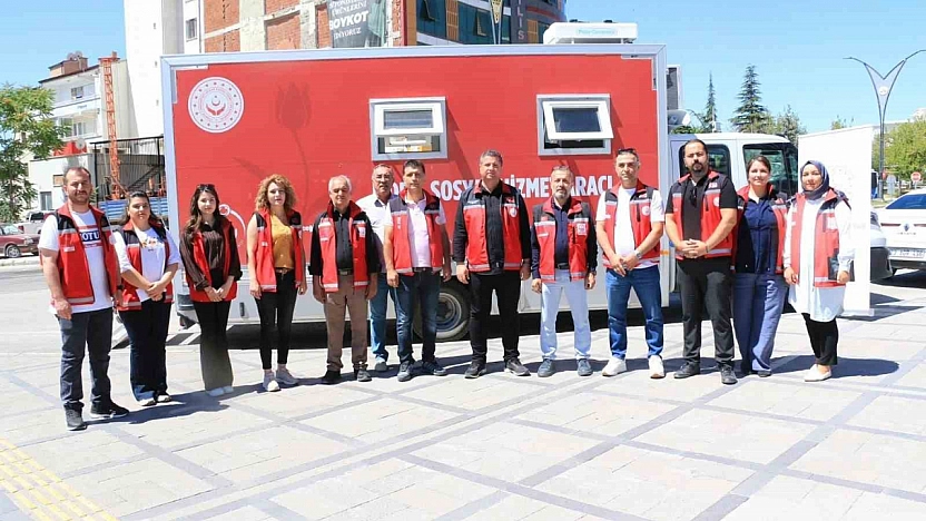 Mobil Sosyal Hizmet Aracı Elazığ'da Hizmete Başladı