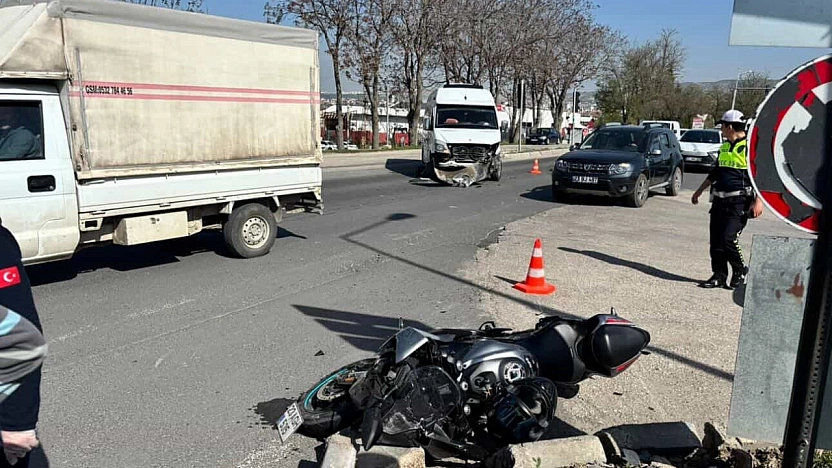 Elazığ'da Trafik Kazası: Motosiklet Sürücüsü Yaralandı
