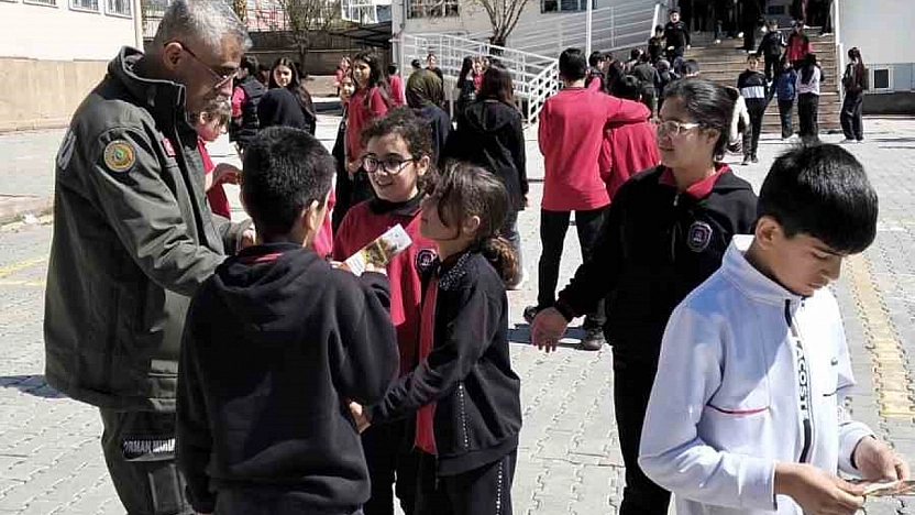 Elazığ'da Öğrencilere Orman Yangınlarıyla Mücadele Anlatıldı
